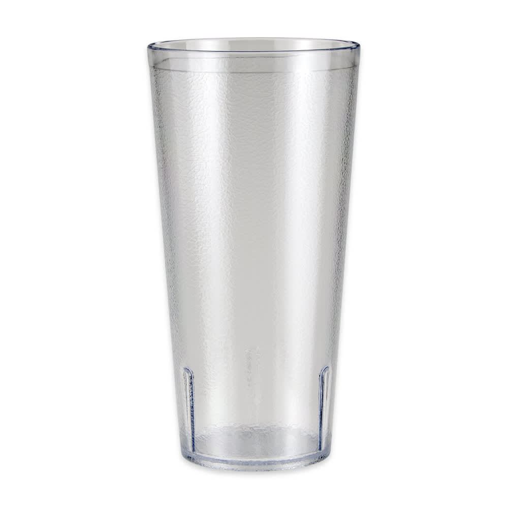 284-66246C 24 oz Clear Textured Plastic Tumbler