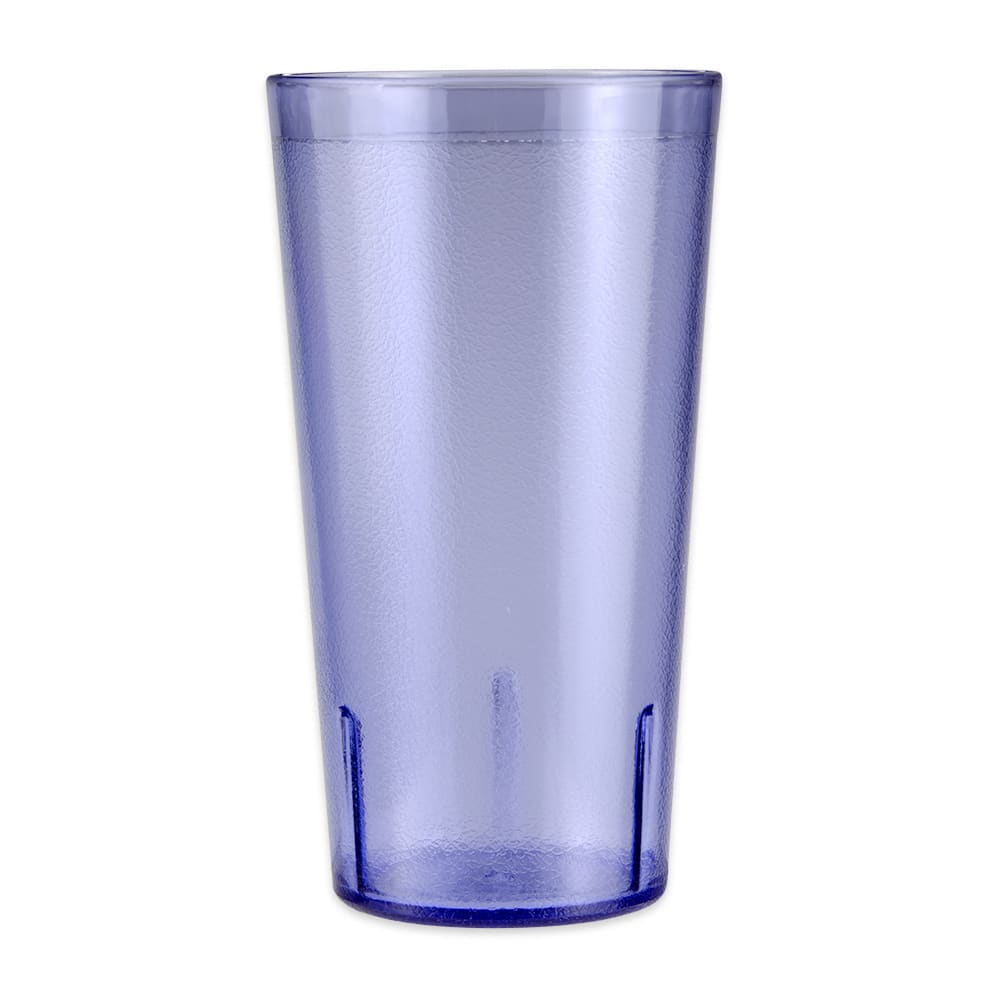 284-66324B 33 oz Blue Textured Plastic Tumbler
