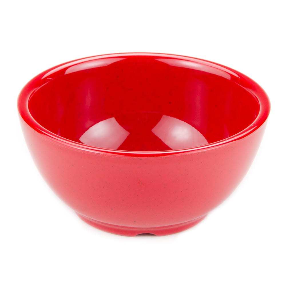 284-B525RSP 16 oz Round Melamine Soup Bowl, Red