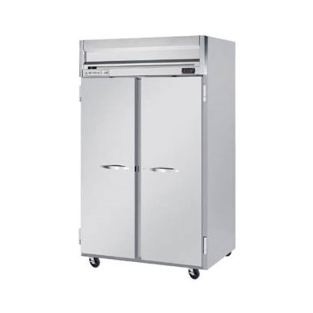 118-HRS21S 52" Two Section Reach In Refrigerator, (2) Left/Right Hinge Solid Doors, 115v