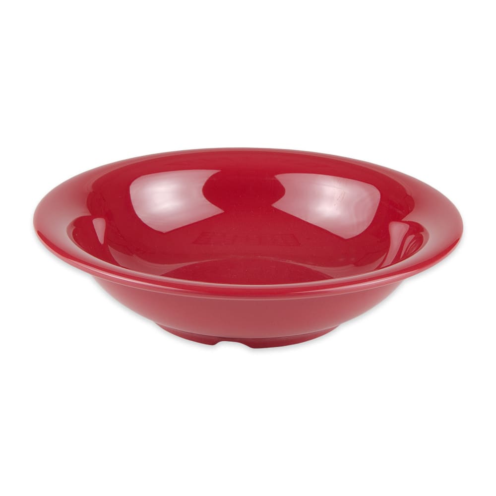 284-B167CR 16 oz Round Melamine Dinner Bowl, Red