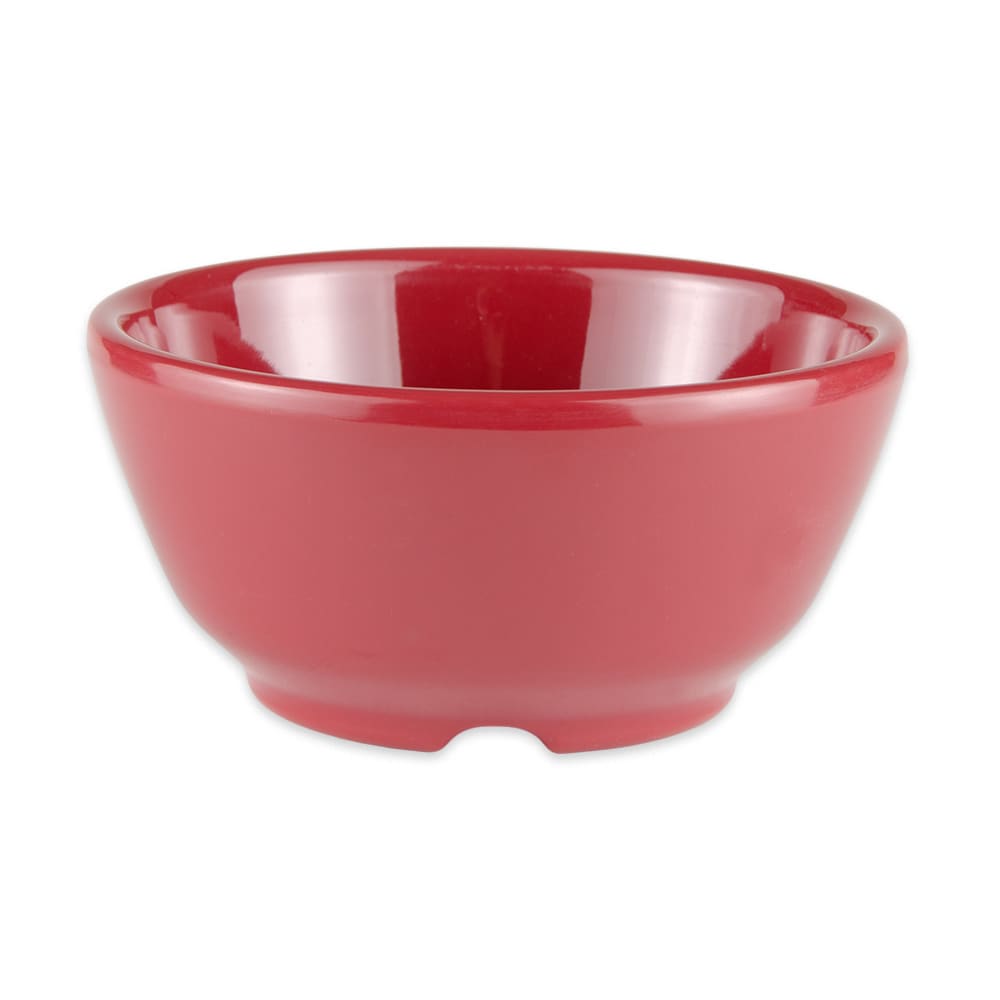 284-B45CR 10 oz Round Melamine Soup Bowl, Red