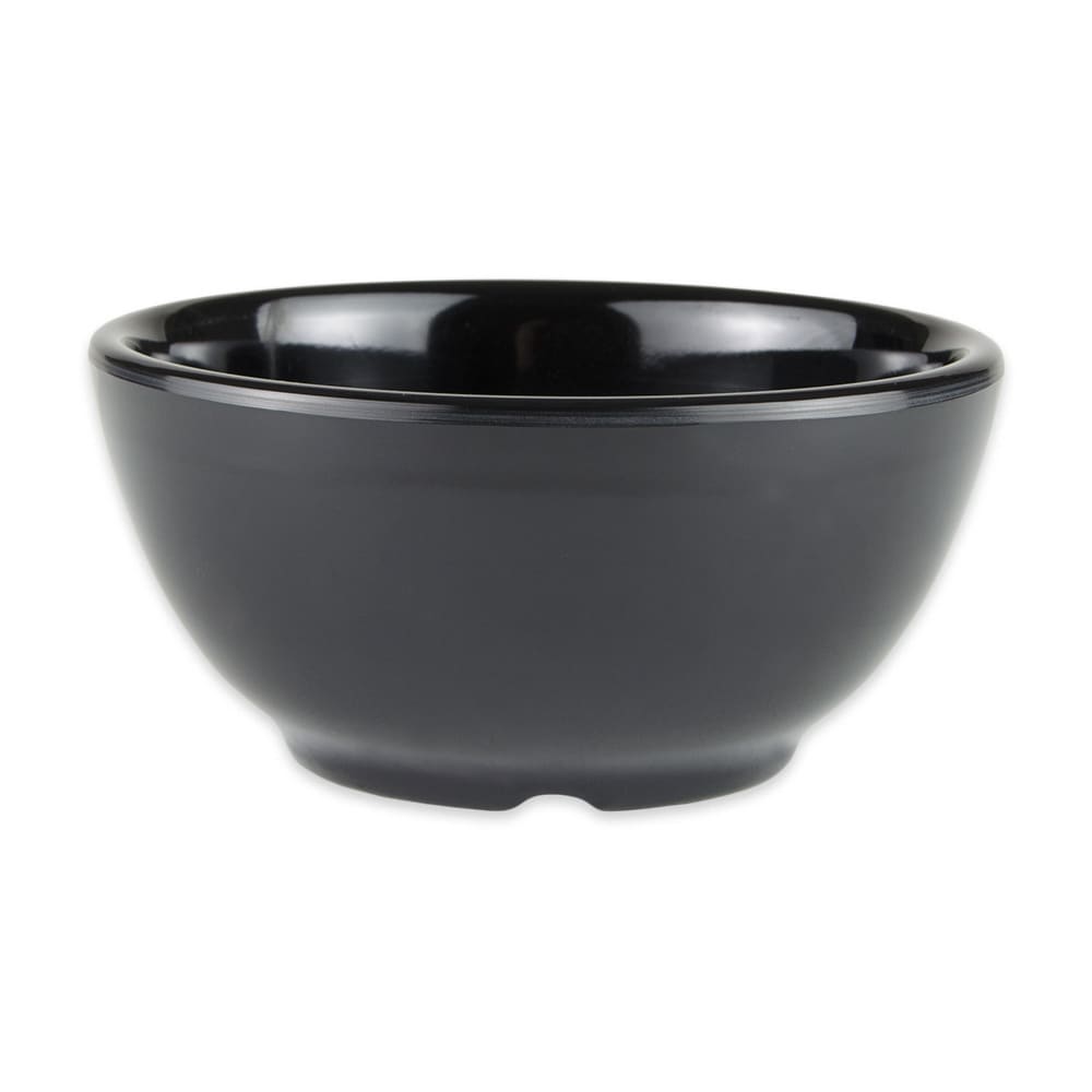284-B525BK 16 oz Round Melamine Soup Bowl, Black