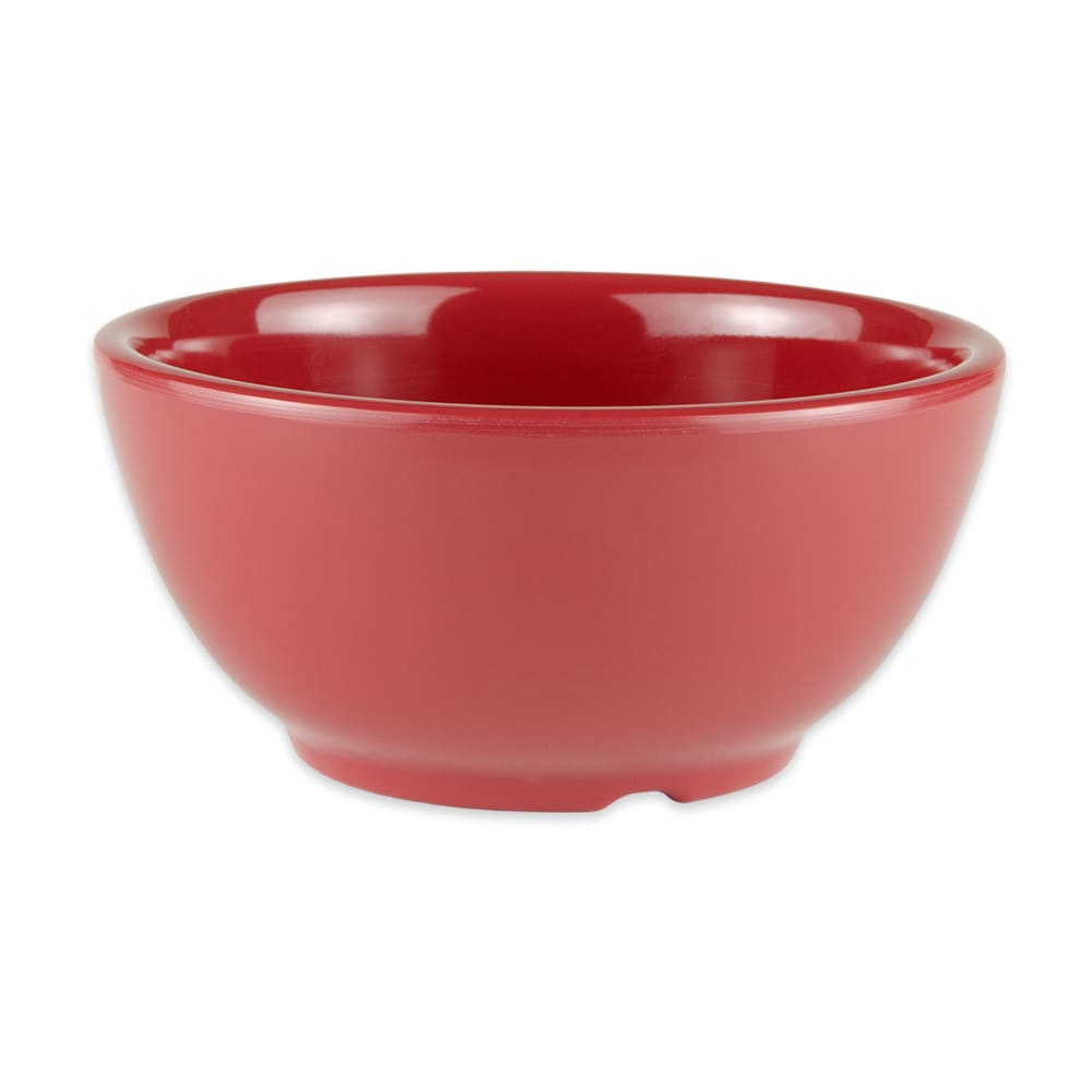 284-B525CR 16 oz Round Melamine Soup Bowl, Red