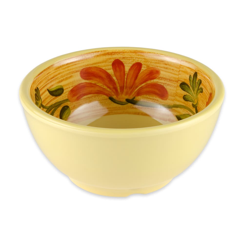 284-B525VN 16 oz Round Melamine Soup Bowl, Yellow