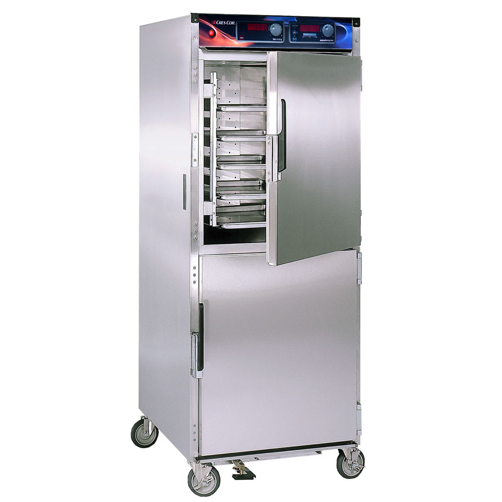 546-H138WS1834D AquaTemp™ Full Height Insulated Mobile Heated Cabinet w/ 32 Pan Capacity - 120v