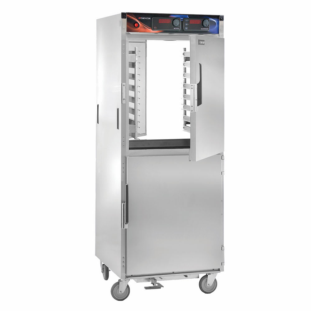 546-H138PWS1834D AquaTemp™ Full Height Insulated Pass Thru Mobile Heated Cabinet w/ 32 Pan Capaci...