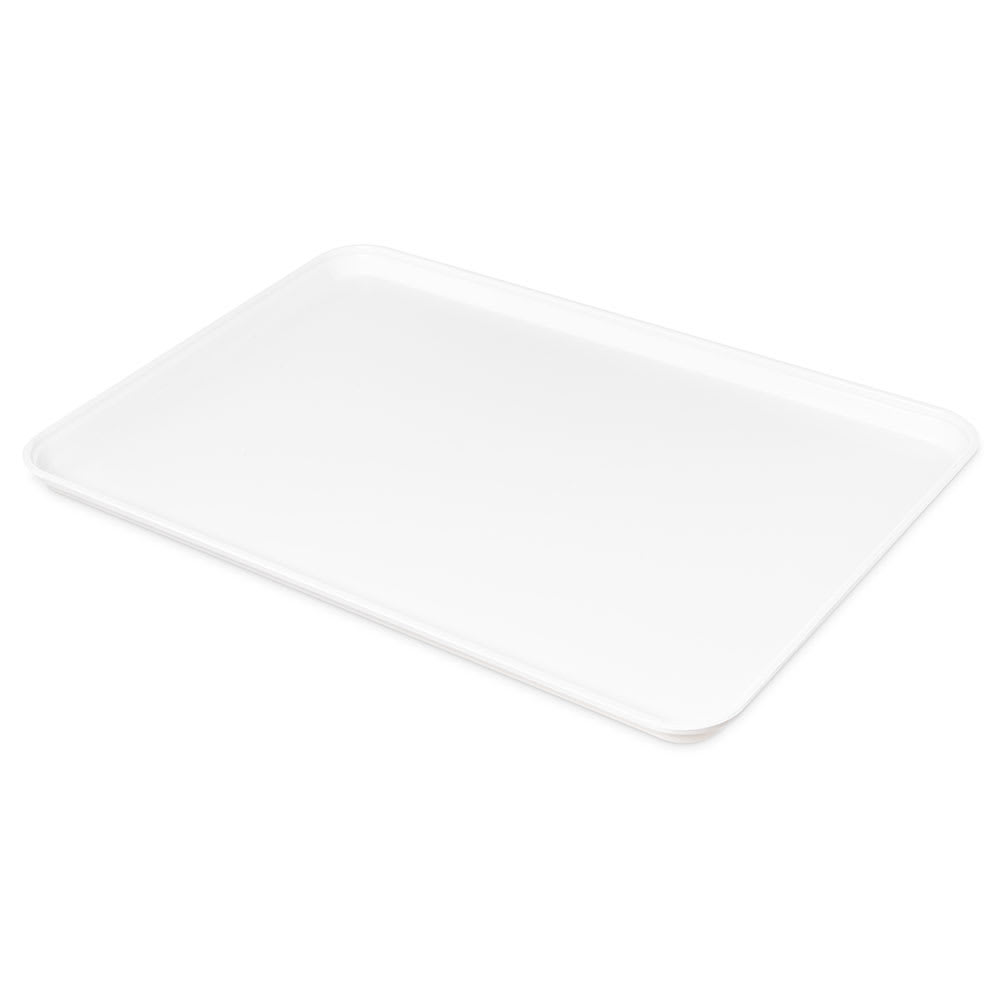 028-2618FMTQ301 Rectangular Market Tray, 25 5/8" x 17 7/8", Pearl White