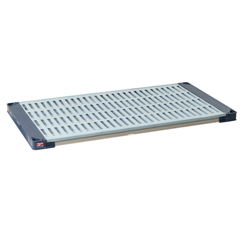 001-MAX41848G MetroMax® 4 Polymer Louvered Shelf - 48"W x 18"D, Blue