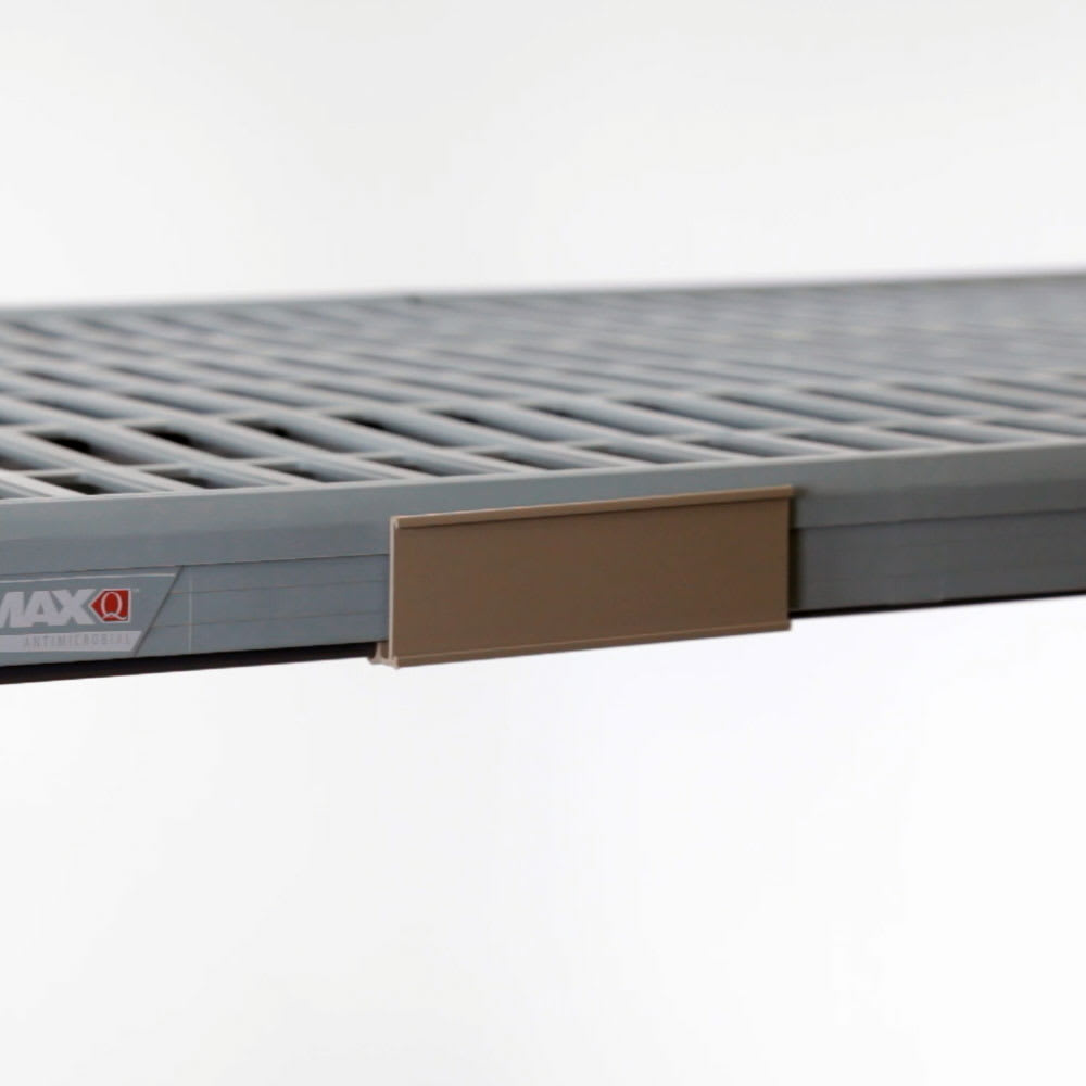 001-MQ24LH 15 7/16" Label Holder for MetroMaxQ™ or Super Erecta Pro™ Shelves, Plastic
