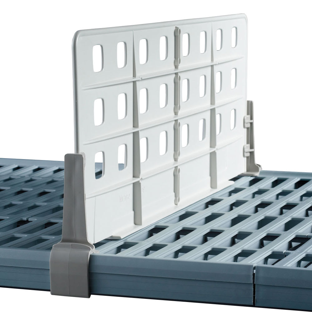001-MQD188 MetroMax Q™ Shelf Divider for Grid & Solid Shelves - 18" x 8", Taupe