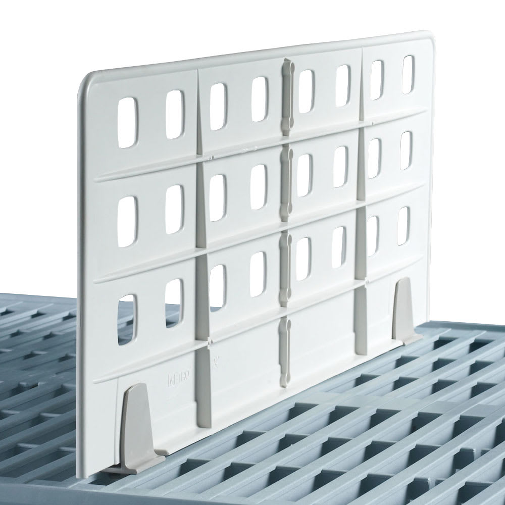 001-MUD188 Universal Shelf Divider for Grid & Wire Shelves - 18" x 8", Beige