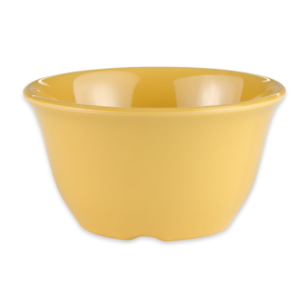 284-BC70TY 4" Round Bouillon Cup w/ 7 oz Capacity, Melamine, Yellow