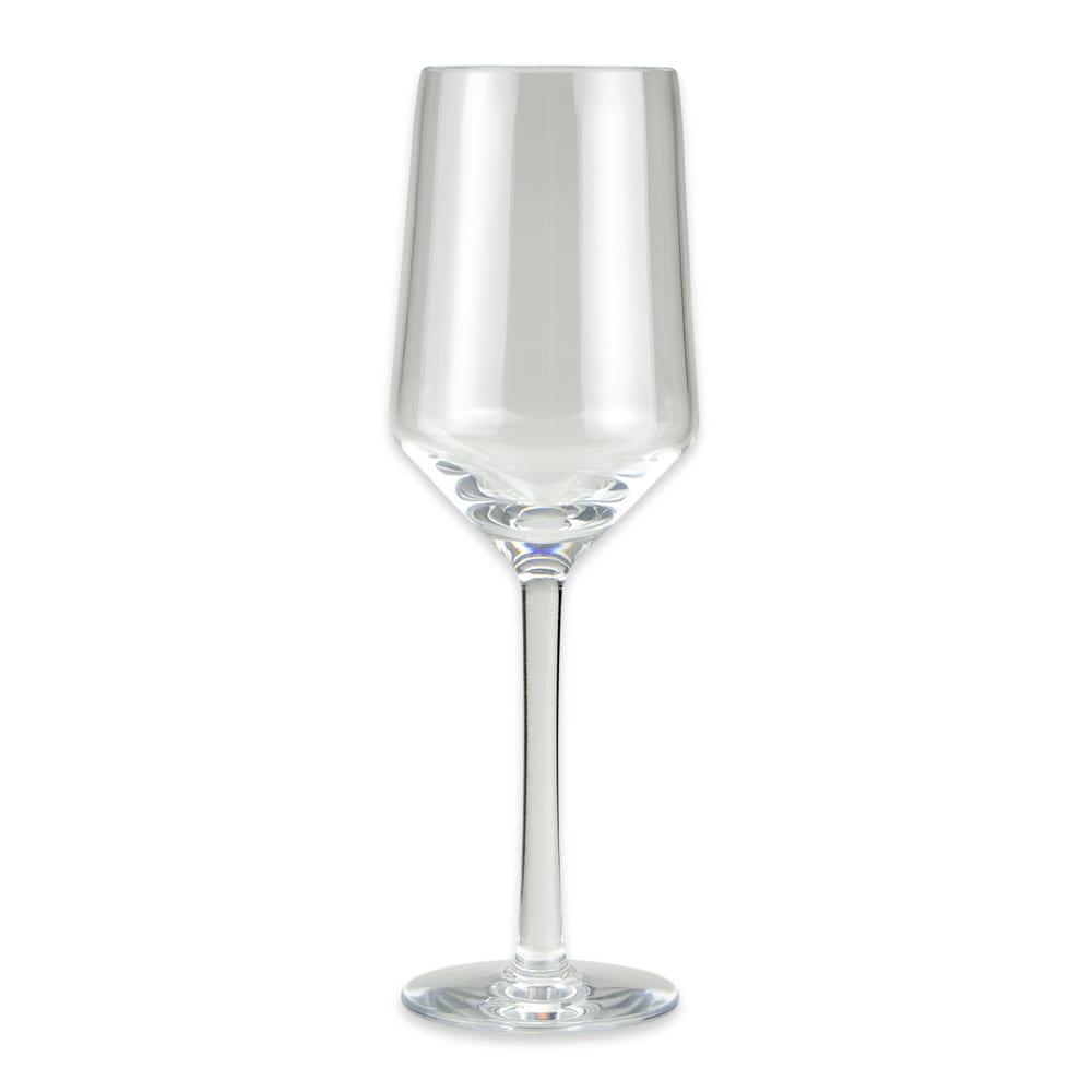 inexpensive wine glasses 6 Disposable 8 oz Crystal Cut Goblets Plastic Wine Glasses