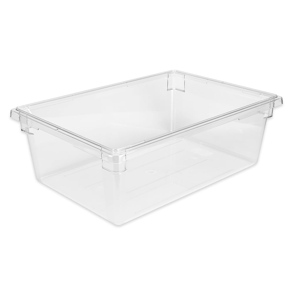 Cambro 13 Gal Clear Plastic Food Storage Container - 26L x 18W x 9D