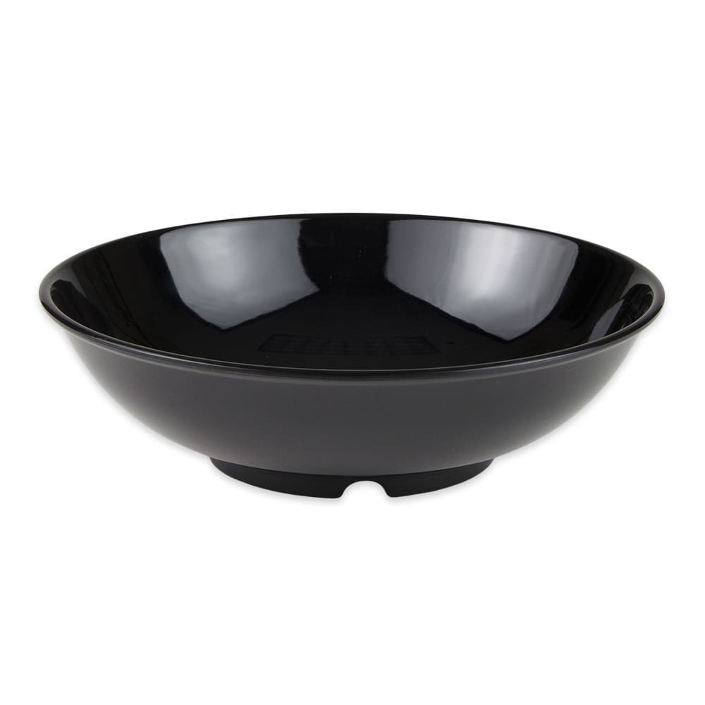 284-B48BK 1 9/10 qt Round Melamine Pasta Bowl, Black