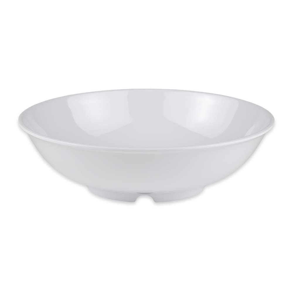 284-B48DW 1 9/10 qt Round Melamine Pasta Bowl, White