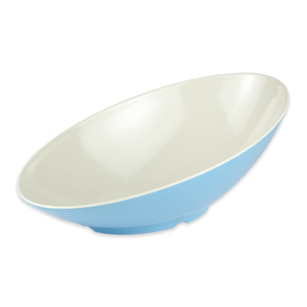 284-B797SE 1 1/10 qt Oval Melamine Fruit Bowl, Blue