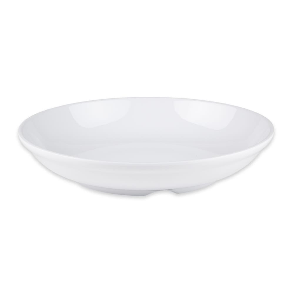 284-B925DW 1 1/10 qt Round Melamine Pasta Bowl, White