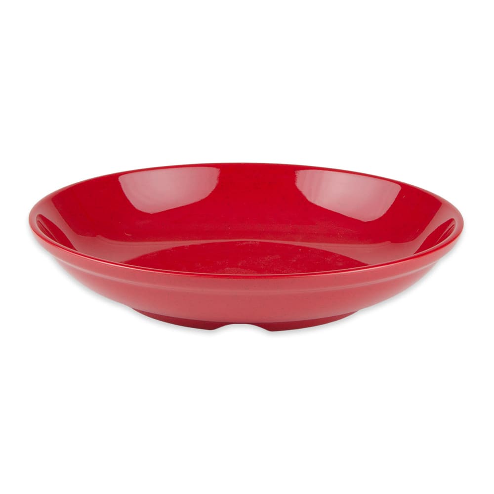 284-B925RSP 1 1/10 qt Round Melamine Serving Bowl, Red