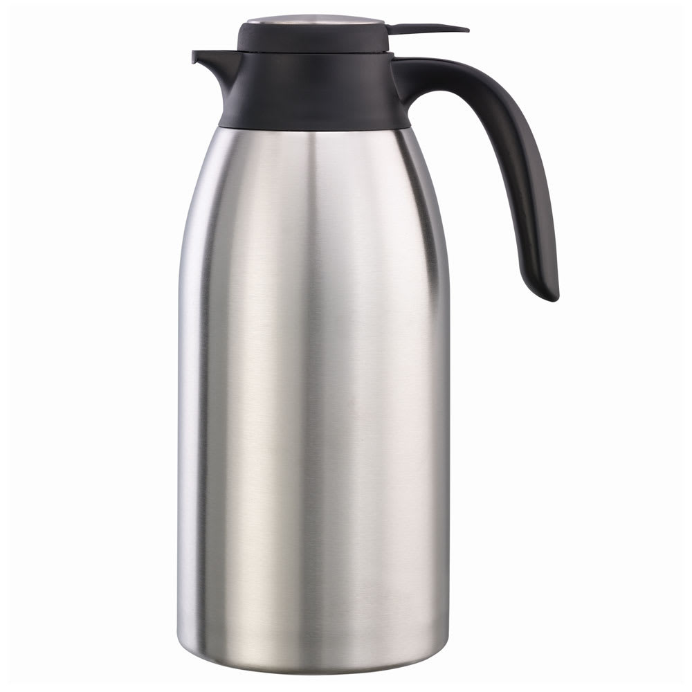 Service Ideas FCC20SS 67 3/5 oz Carafe w/ PushButton Lid - Vacuum Insulated, Stainless
