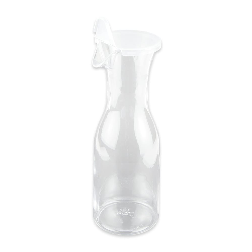 284-BW1100CL 33 4/5 oz Wine & Juice Decanter w/ Lid, Clear Polycarbonate