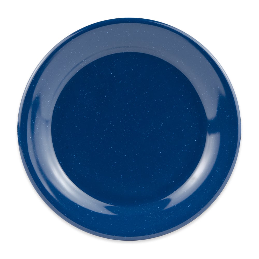 284-BF060TB 6 1/4" Round Melamine Dessert Plate, Texas Blue