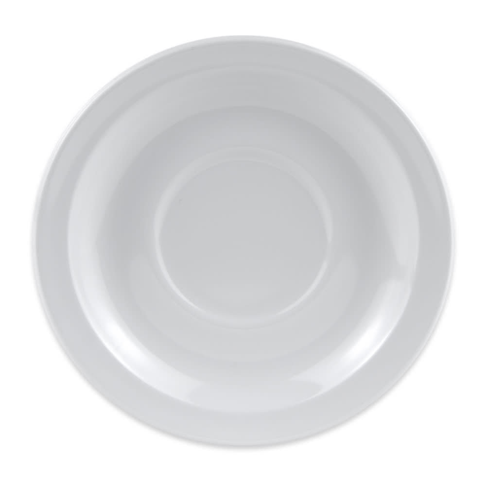 284-DC200W 5 3/4" Round Melamine Saucer for DC 100 & DC 101, White