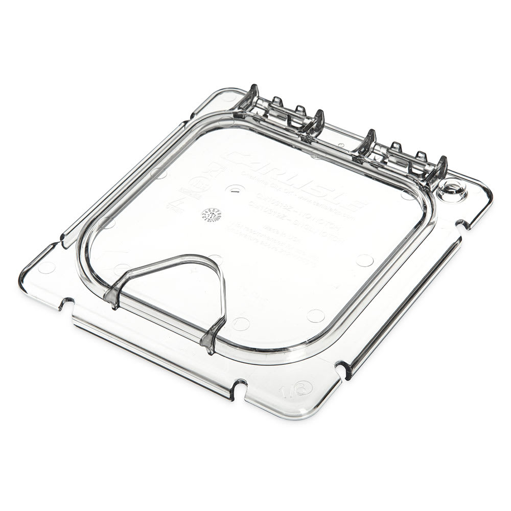 028-CM10318Z07 Coldmaster® EZ Access Lid for 1/6 Size  Food Pan, Clear