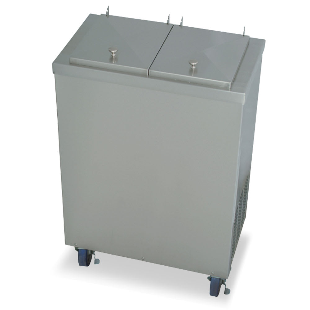 217-MDC237 24" Mobile Ice Cream Freezer w/ (2) Tub Capacity, 115v