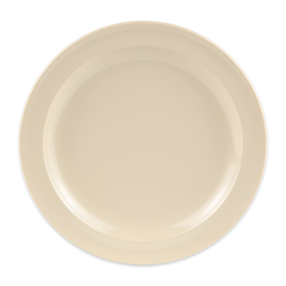 284-DP507T 7 1/4" Round Melamine Dessert Plate, Tan