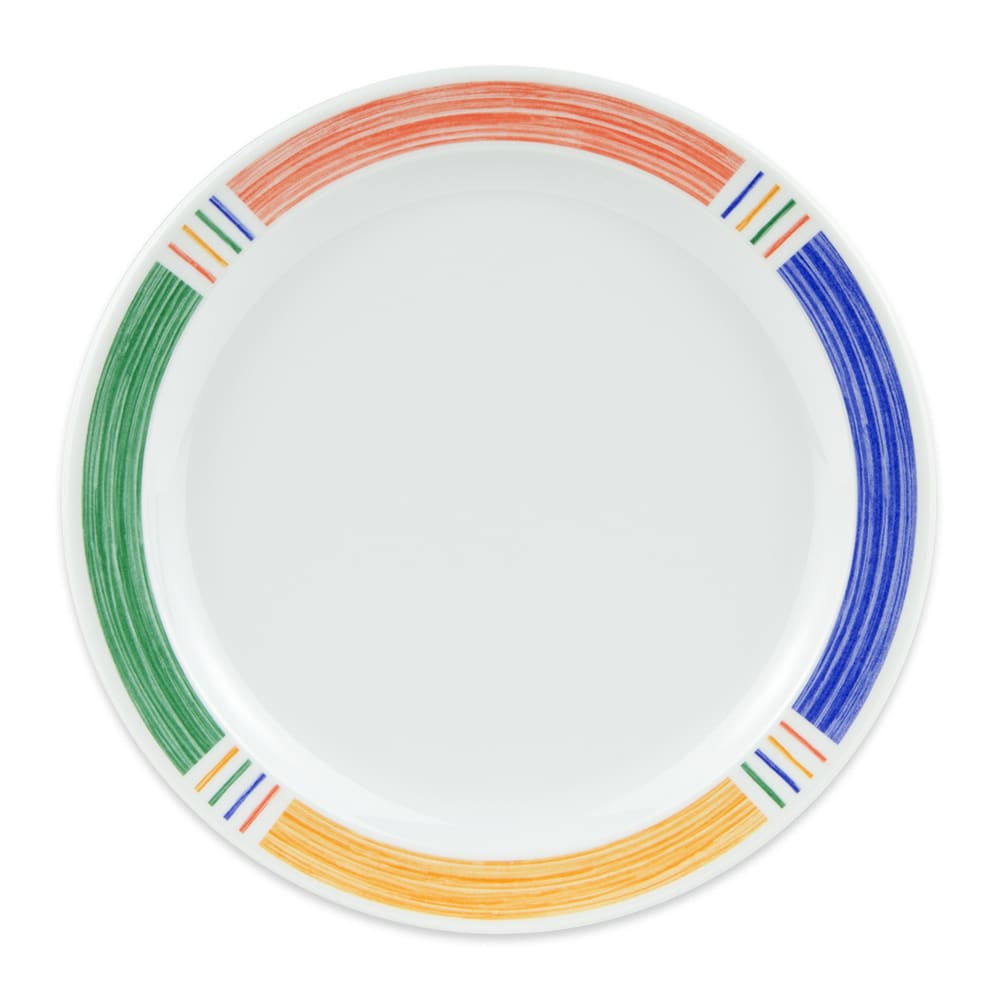 284-DP909BA 9" Round Melamine Dinner Plate, White