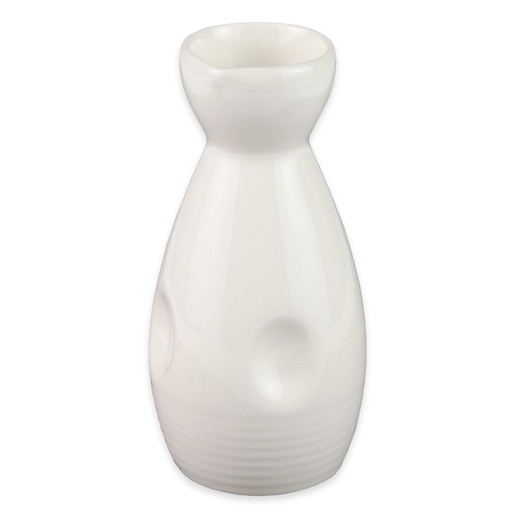 284-NC4001W 5 1/4"H Sake Bottle w/ 6 oz Capacity, Porcelain, White