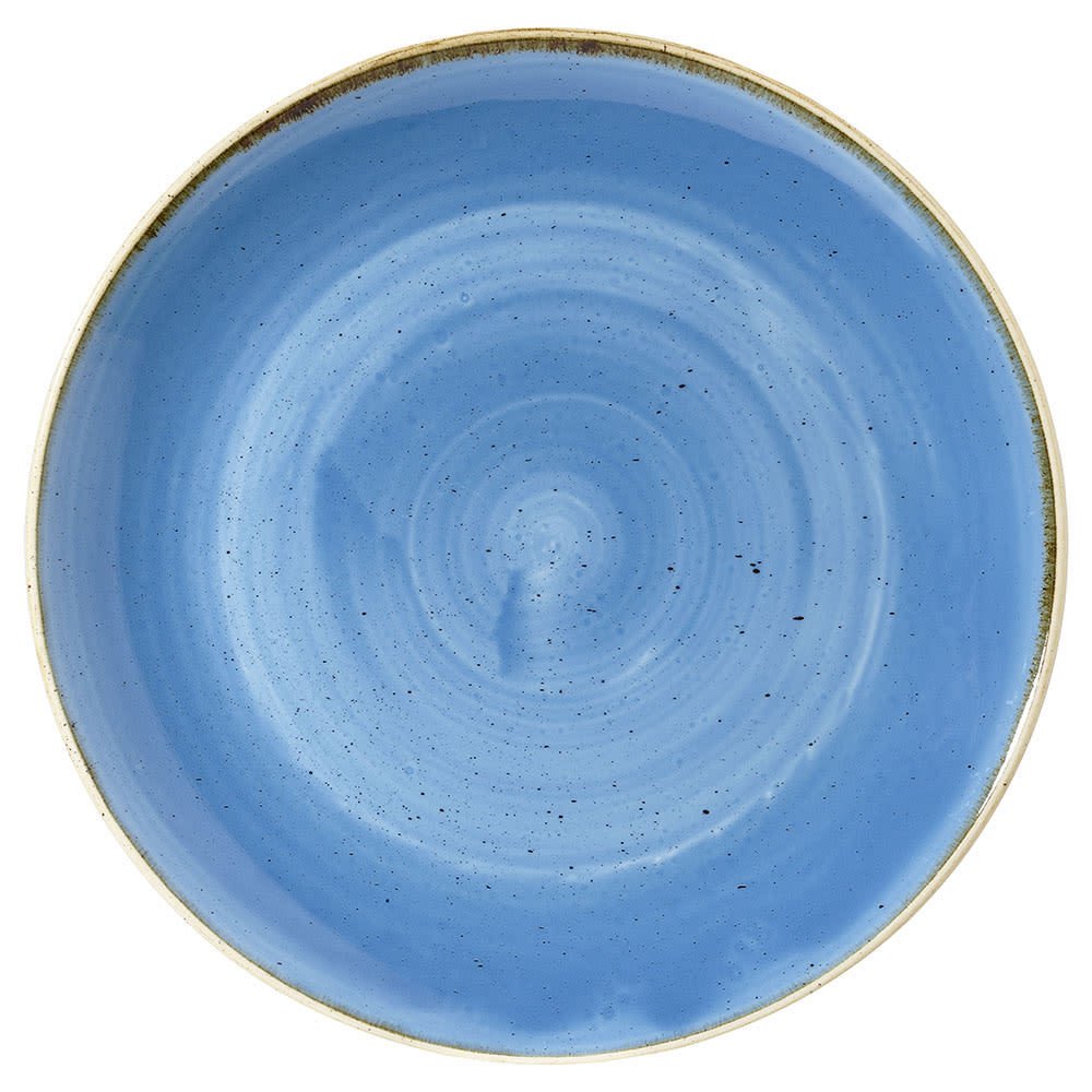 893-SCFSPLC21 84 1/2 oz Round Stonecast Bowl - Ceramic, Cornflower Blue