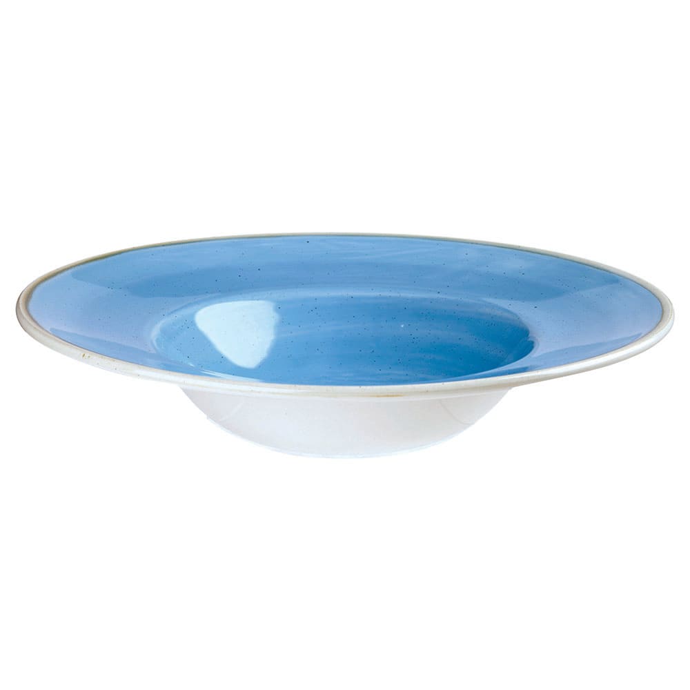 893-SCFSVWBM1 10 oz Round Stonecast Bowl - Ceramic, Cornflower Blue