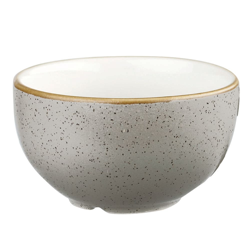 893-SPGSSSGR1 8 oz Stonecast Sugar Bowl - Ceramic, Peppercorn Gray