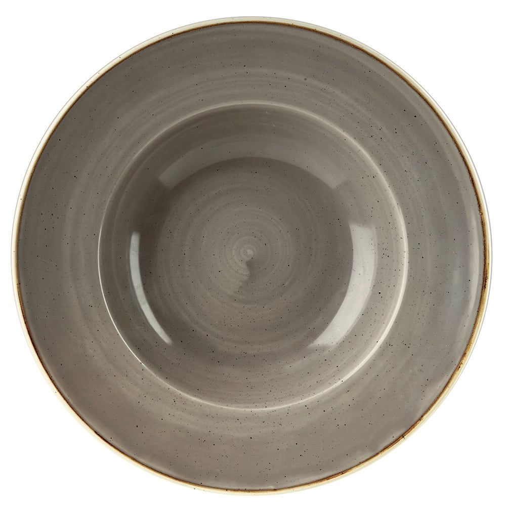 893-SPGSVWBL1 16 1/2 oz Round Stonecast Bowl - Ceramic, Peppercorn Gray