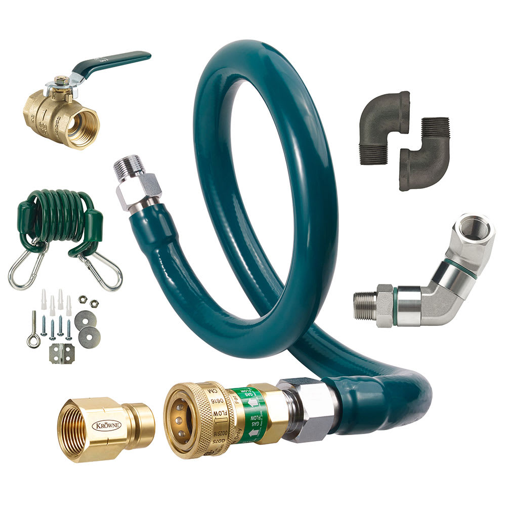 381-M12524K9 24" Gas Connector Kit w/ 1 1/4" Female/Male Couplings