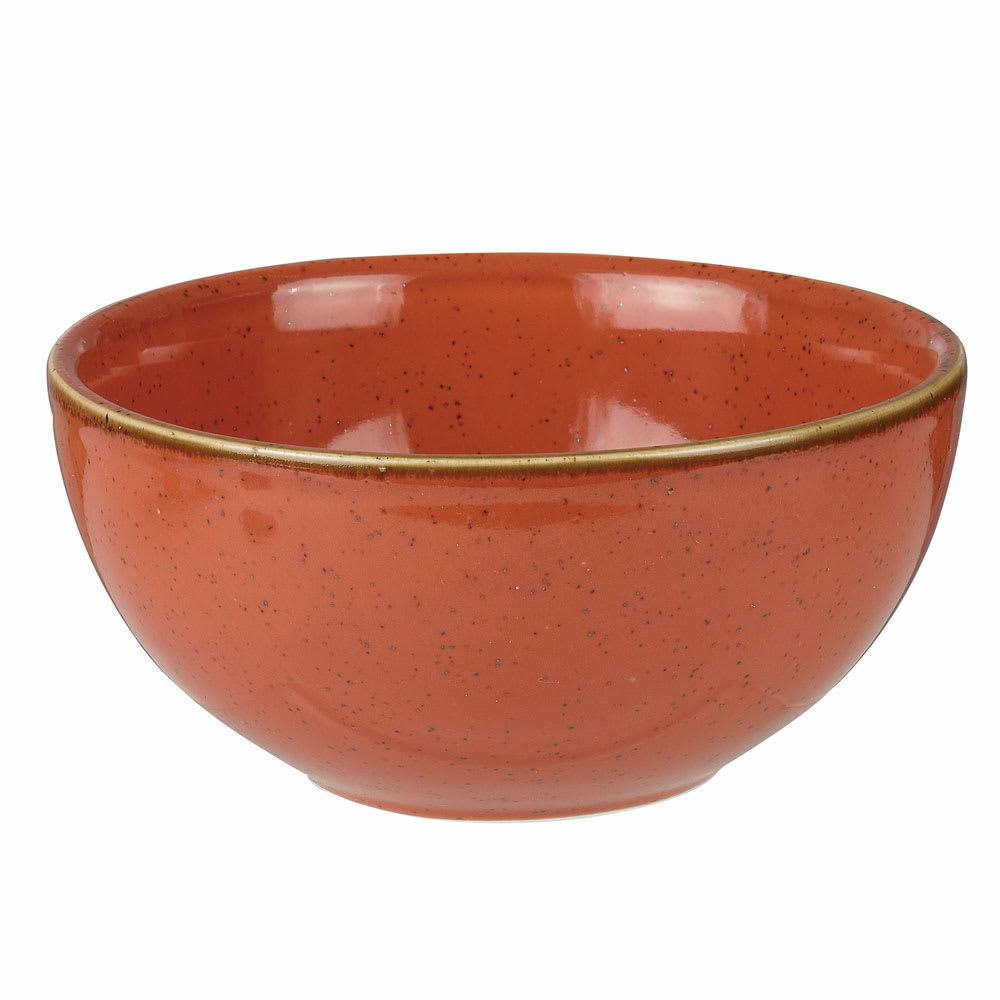 893-SSOSRBL61 16 oz Round Stonecast Soup Bowl - Ceramic, Spiced Orange