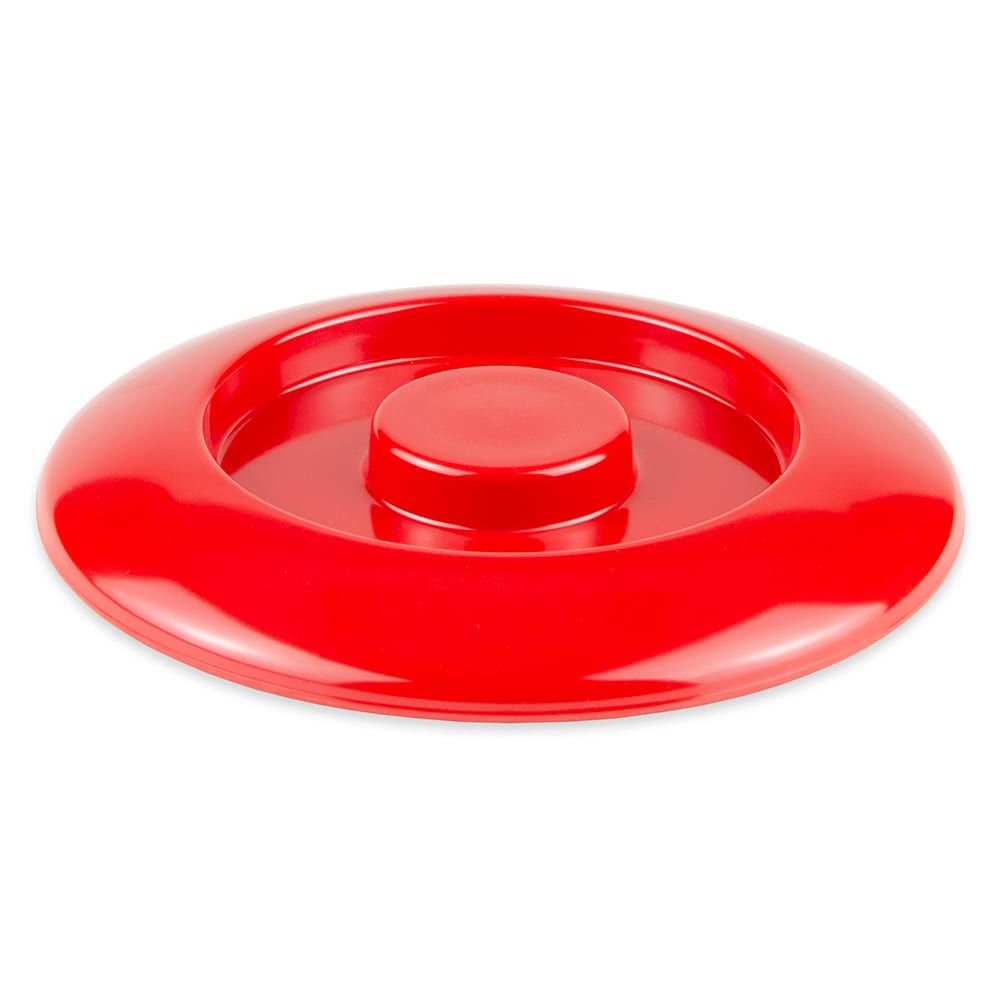 284-TS800LR 7 3/4" Round Tortilla Server Lid Only, Melamine, Red