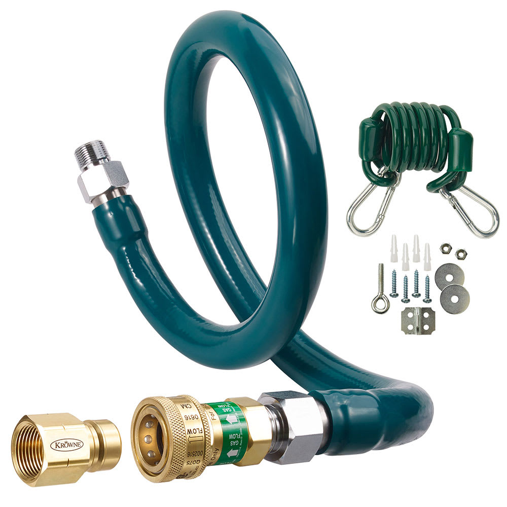 381-M5048K2 48" Gas Connector Kit w/ 1/2" Female/Male Couplings