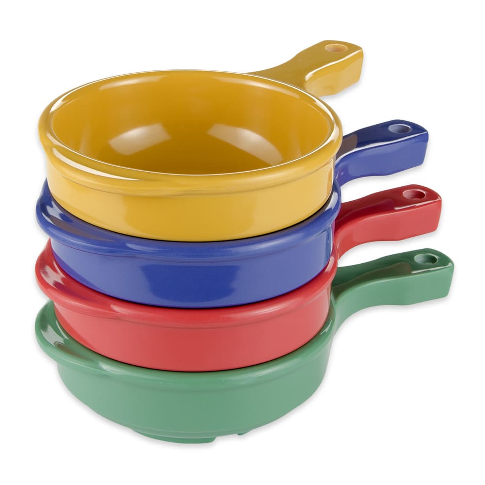 284-HSB112MIX 12 oz Round Melamine Soup Bowl, Assorted Colors