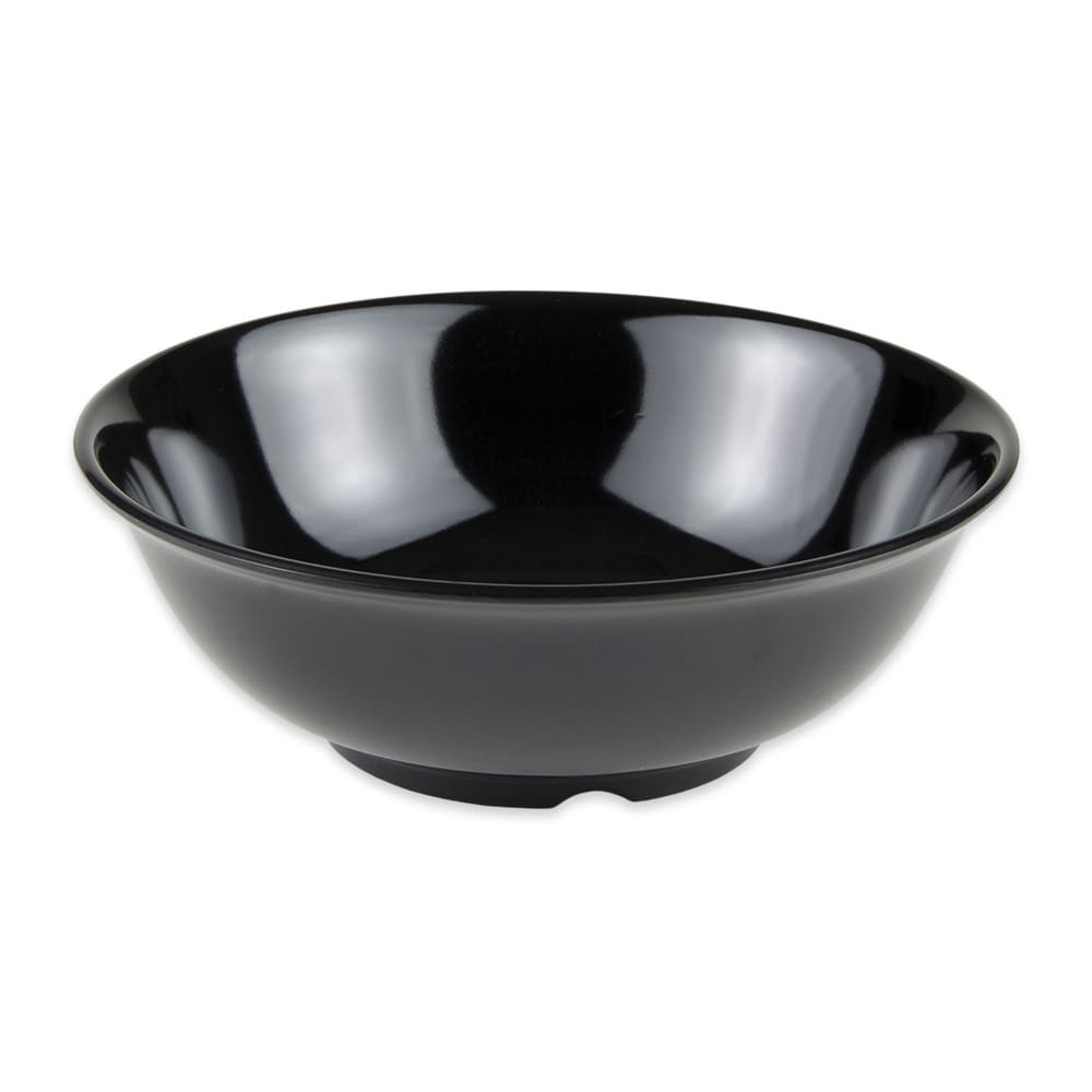 284-M811BK 7 1/2" Round Soup Bowl w/ 1 qt Capacity, Melamine, Black