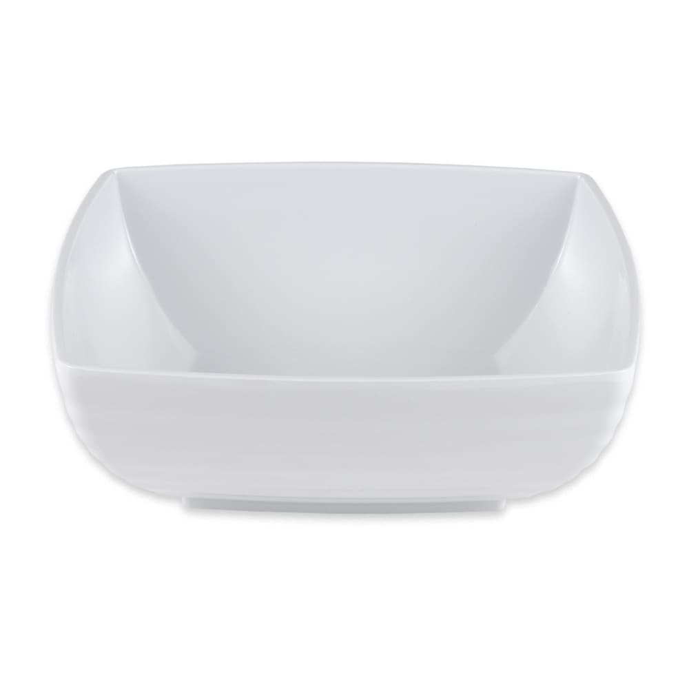 284-ML66W 8" Square Bowl w/ 1 3/4 qt Capacity, Melamine, White