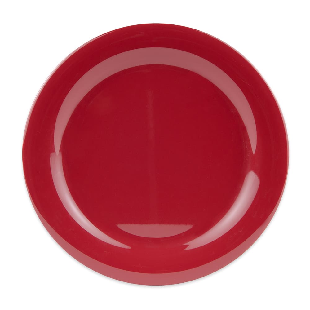 284-NP10CR 10 1/2" Round Melamine Dinner Plate, Cranberry