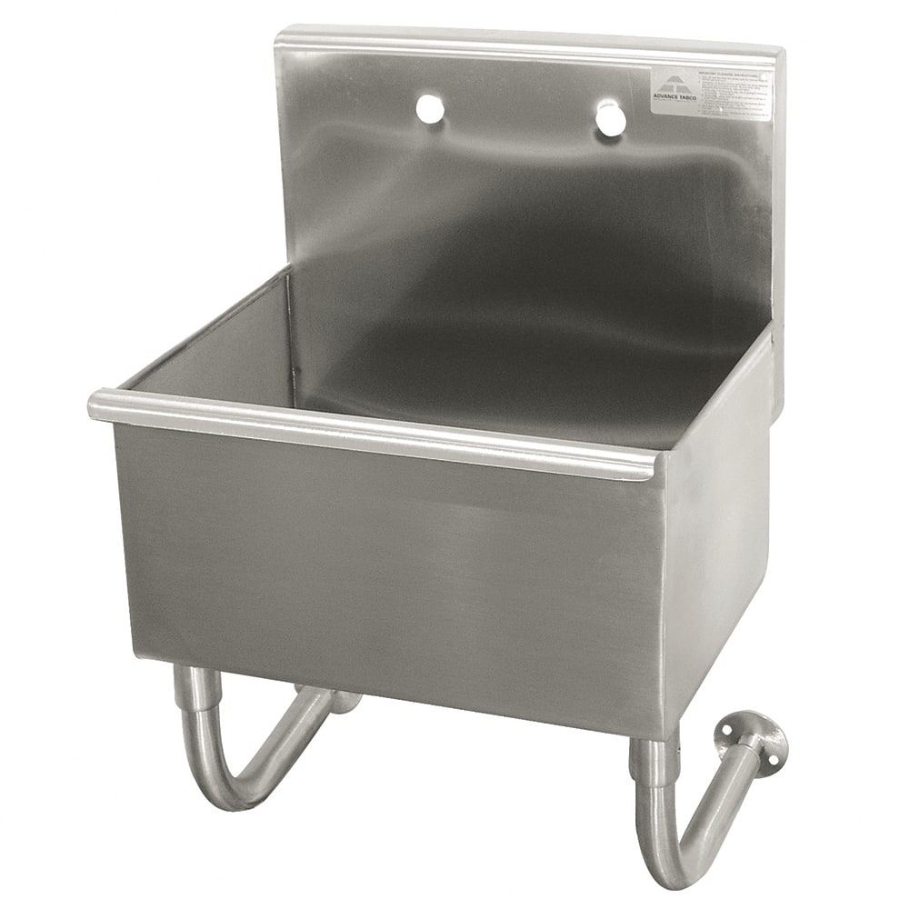 009-191823 Wall Mount Commercial Hand Sink w/ 23"L x 16"W x 8"D Bowl, Basket Drain