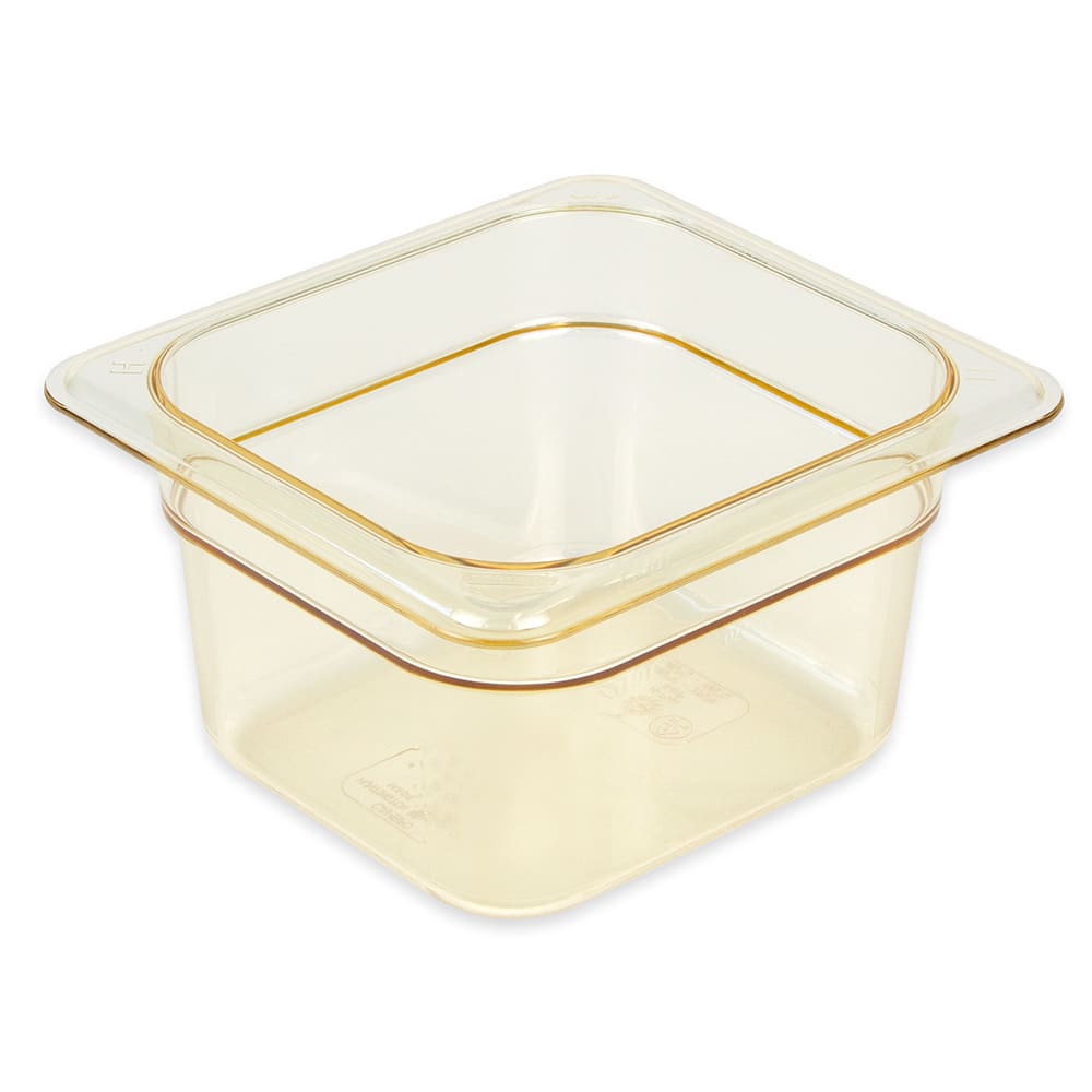144-64HP150 4"D Sixth Size High Temp Food Pan - Non-Stick