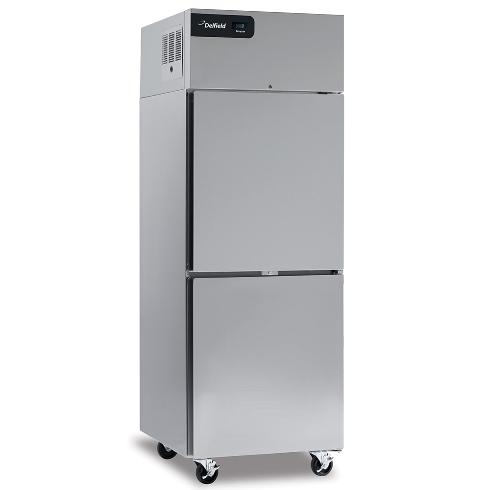 032-CSRPT1PSH 27" Single Section Pass-Thru Refrigerator, (2) Solid Doors, 115v