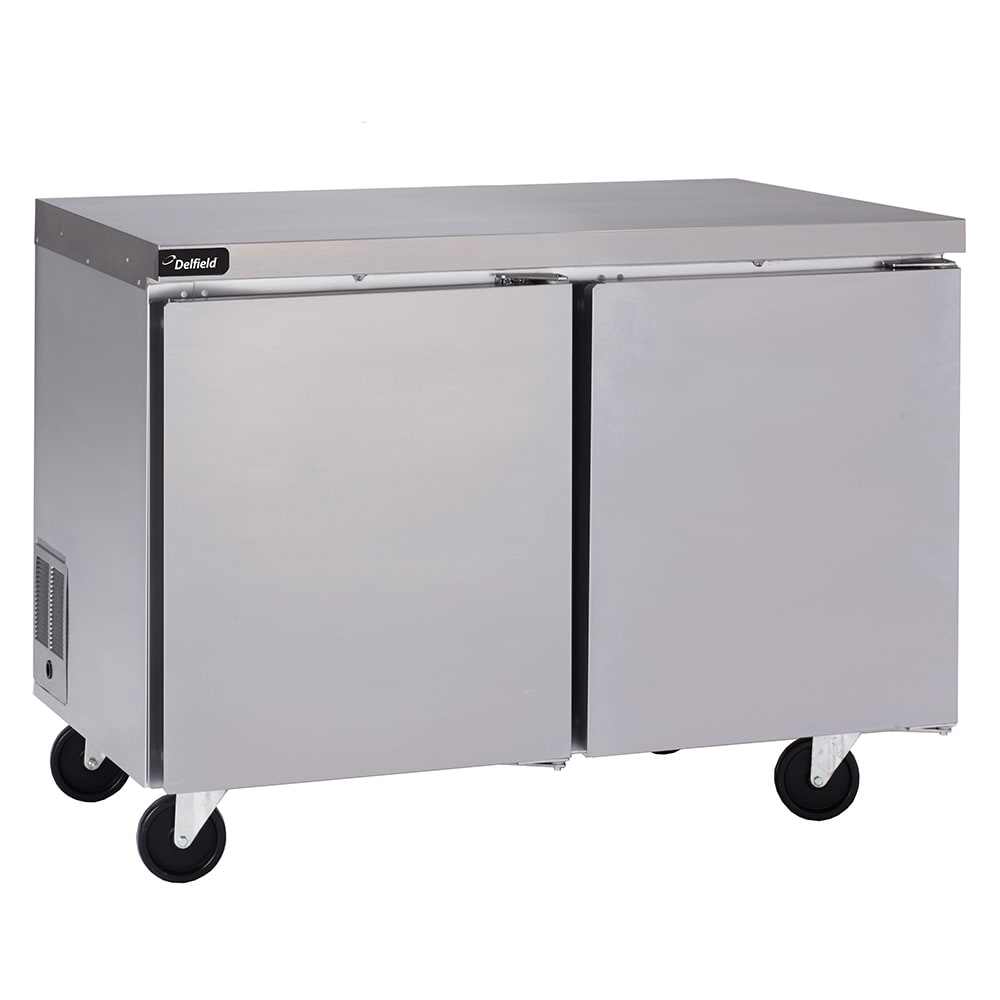 032-GUR48PS 48"W Undercounter Refrigerator w/ (2) Sections & (2) Doors, 115v