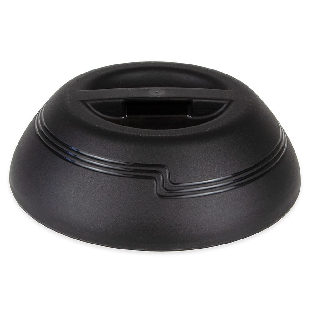 144-MDSD9110 9" Shoreline Collection Plastic Dome Cover - Black